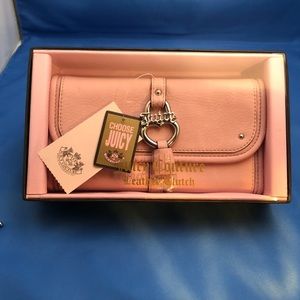 Juicy Couture Pink Leather Wallet